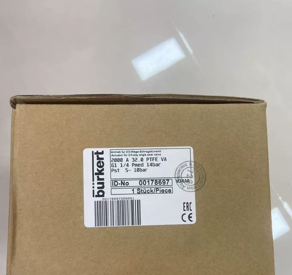 Burkert 2000A DN32 Angle Seat Valve thumbnail