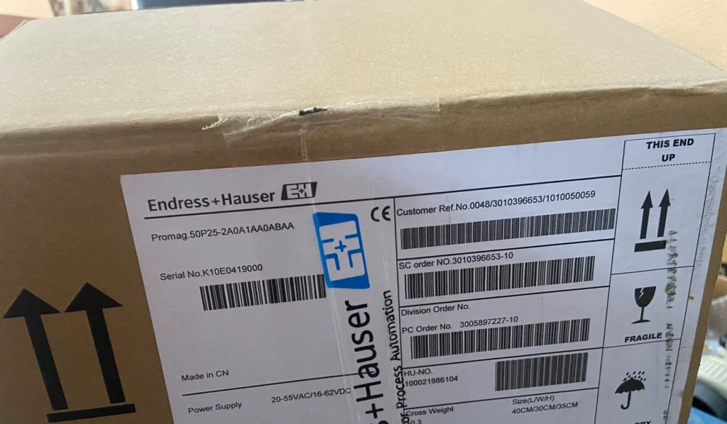 Endress+Hauser 50P25-2A Flow Meter thumbnail