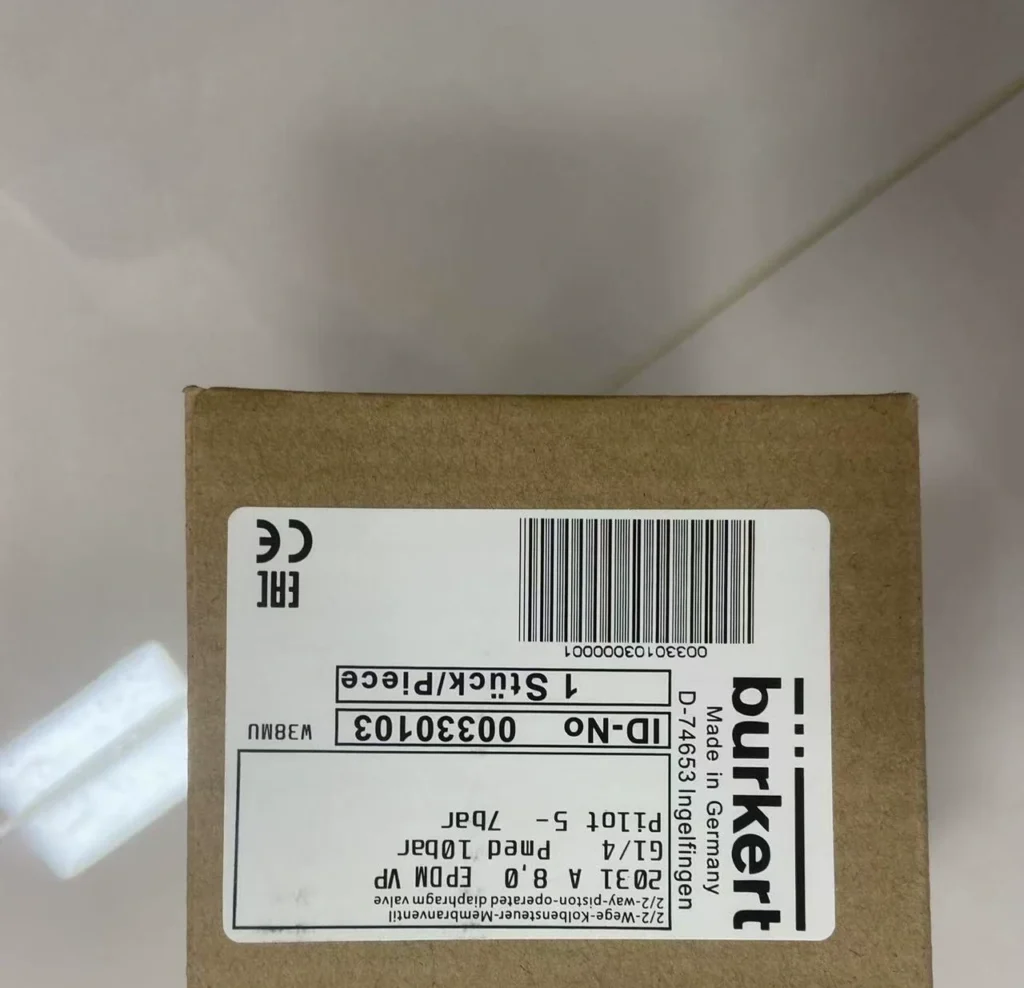 Burkert 2031 A DN8 Valve
