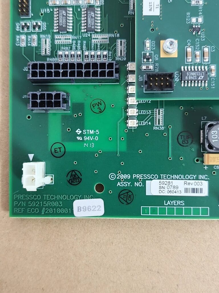 Pressco Technology Vision Inspection Control Board 59215R003 thumbnail