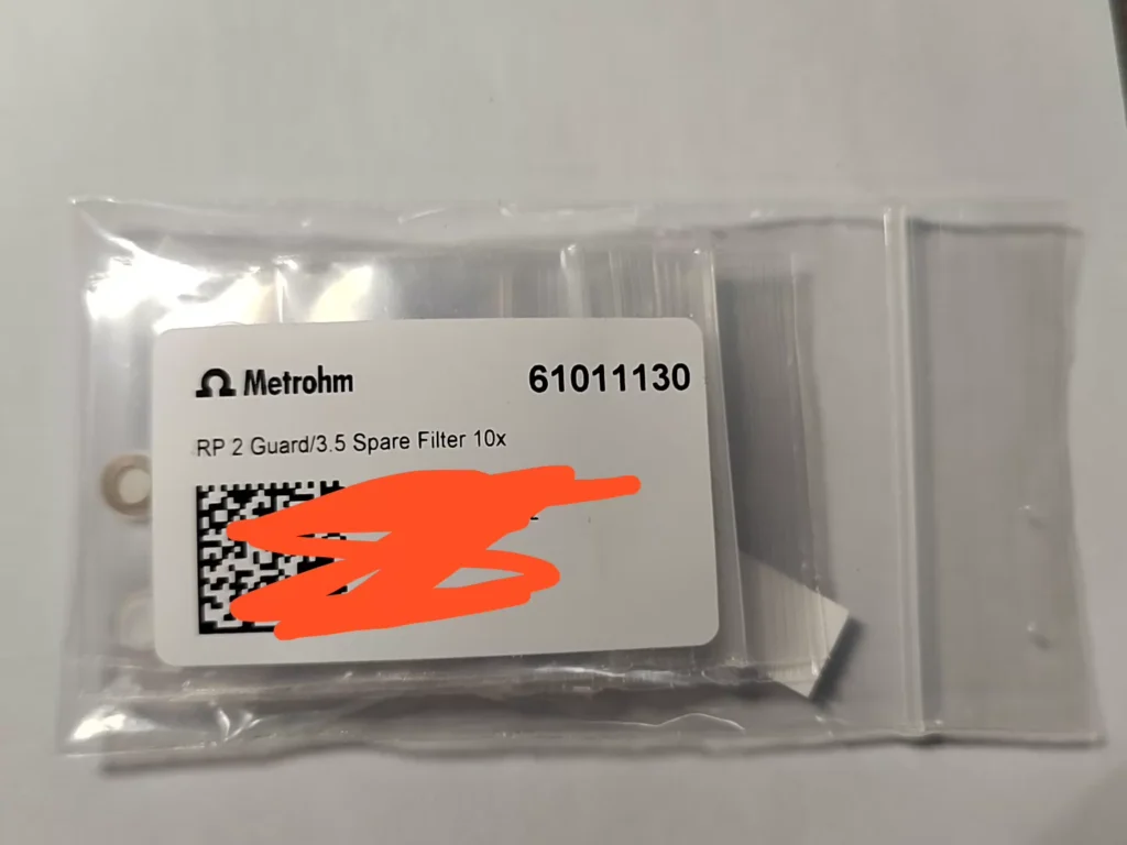 Metrohm GUARD/3.5 Ion Chromatography Part