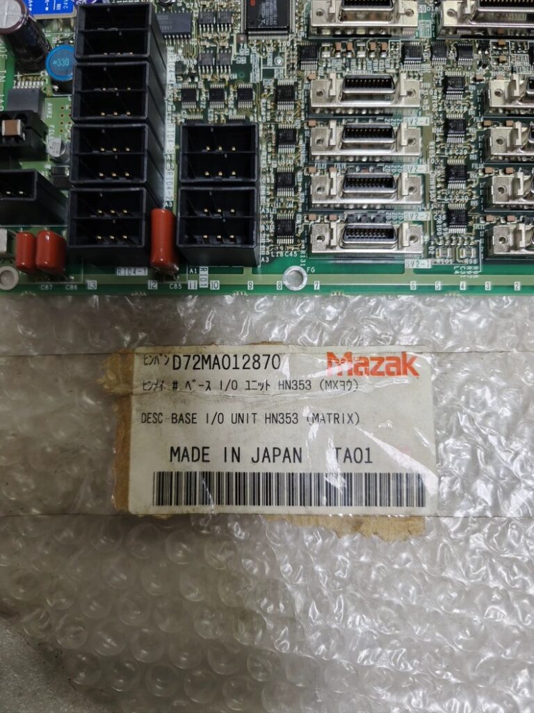 Mazak Machine Tool Control Board D72MA012870 thumbnail