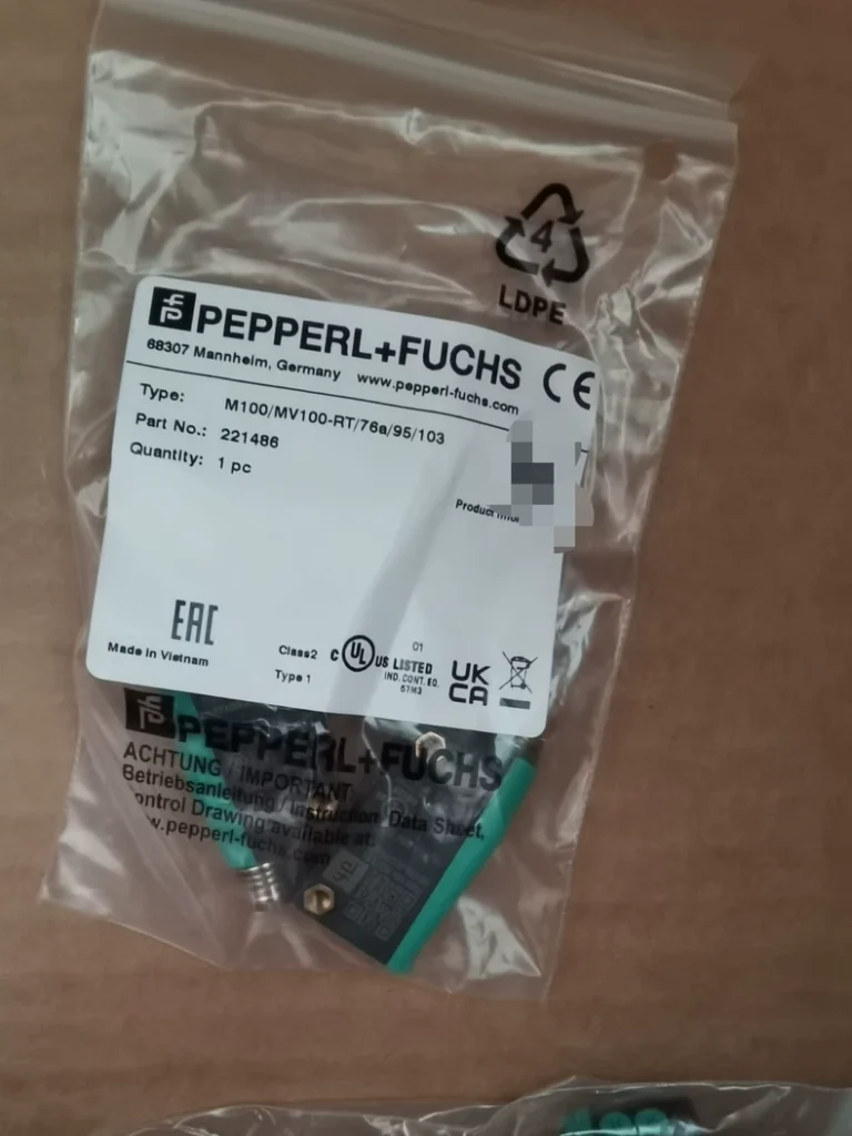 Pepperl+Fuchs M100/MV100 Photoelectric sensor