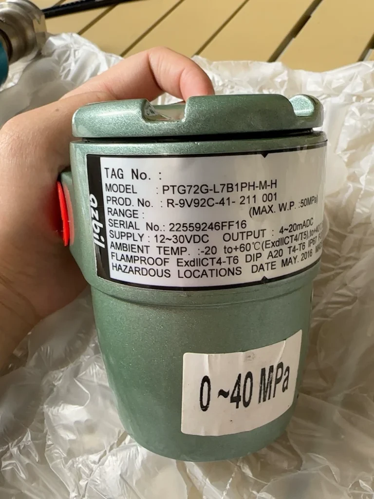 Azbil PTG72G-L7B1PH-M-H Pressure Transmitter