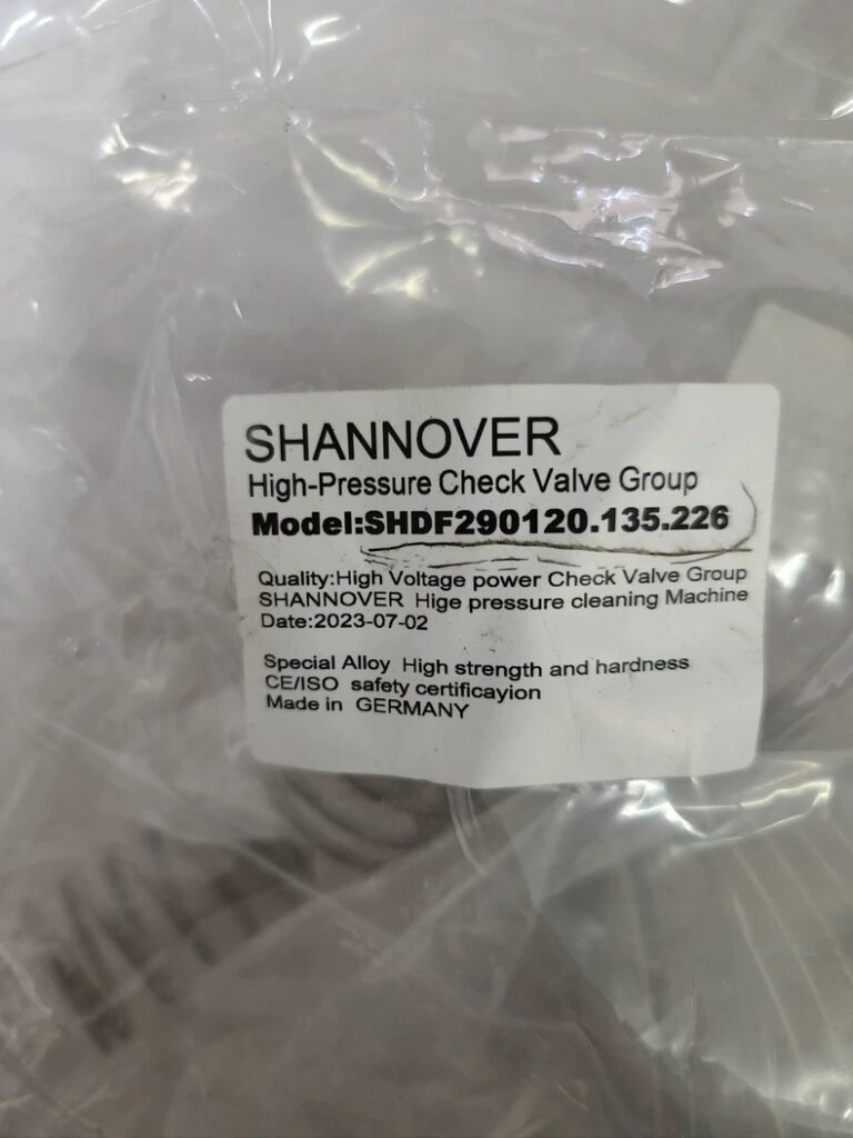 Shannover High-Pressure Check Valve SHDF290 thumbnail