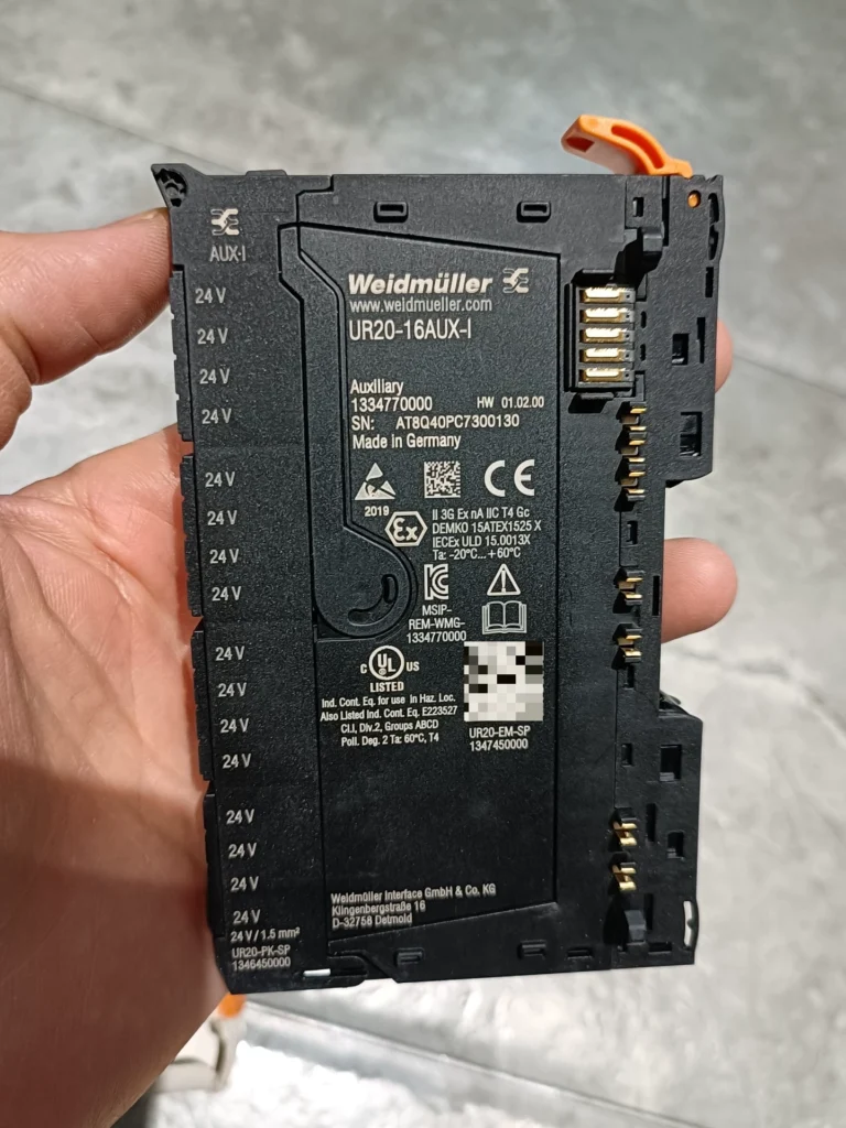 Weidmuller UR20-16AUX-I Module thumbnail