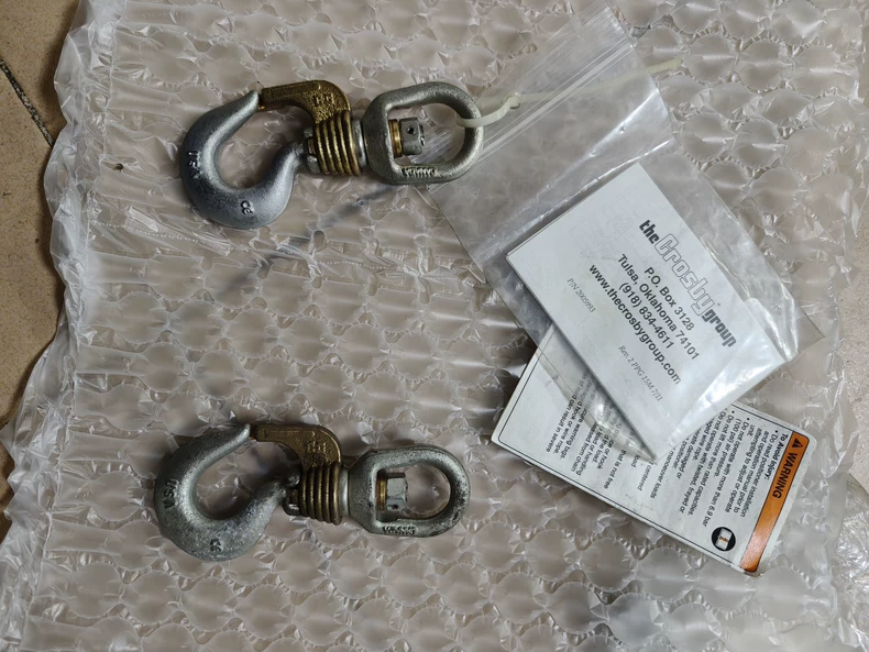 Ingersoll Rand Pneumatic Hoist Swivel Hook 10208