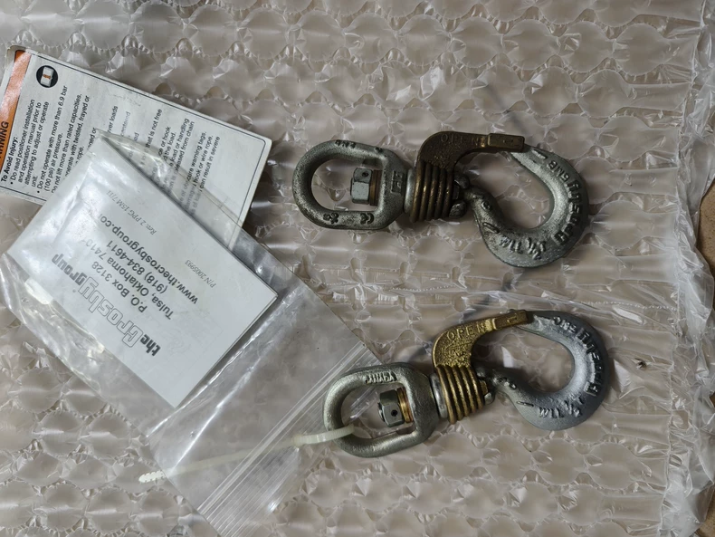 Ingersoll Rand Pneumatic Hoist Swivel Hook 10208 thumbnail
