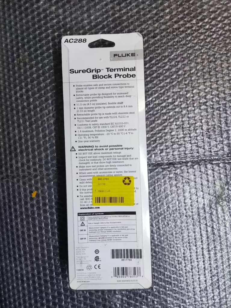 FLUKE AC288 Terminal Block Probe thumbnail