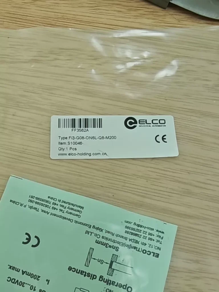 ELCO Fi3-G08-ON6L-Q8-M200 Proximity sensor thumbnail