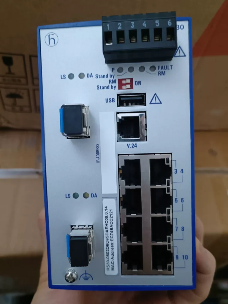 Hirschmann RS30-0802O6O6SDAEHC09.0.14 Industrial Ethernet Switch