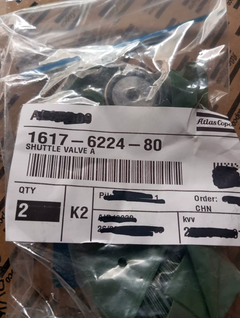 Atlas copco 1617622480 Pressure Valve