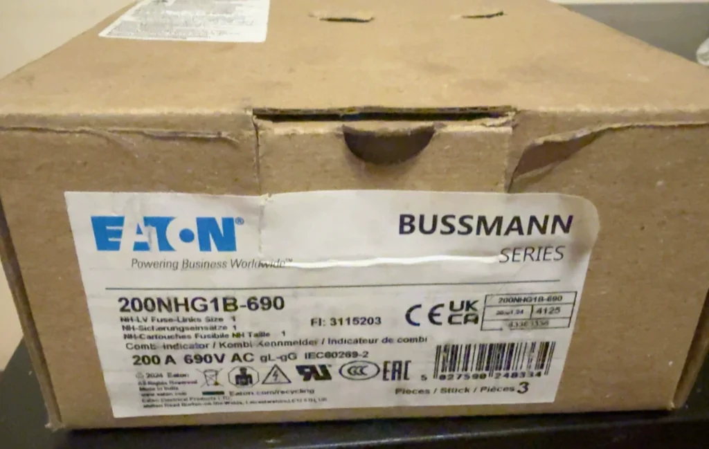 Eaton Bussmann 200NHG1B-690 Low-Voltage Fuse