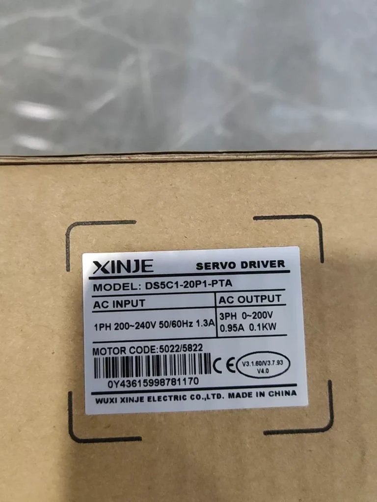 XINJE DS5C1-20P1-PTA Servo Drive