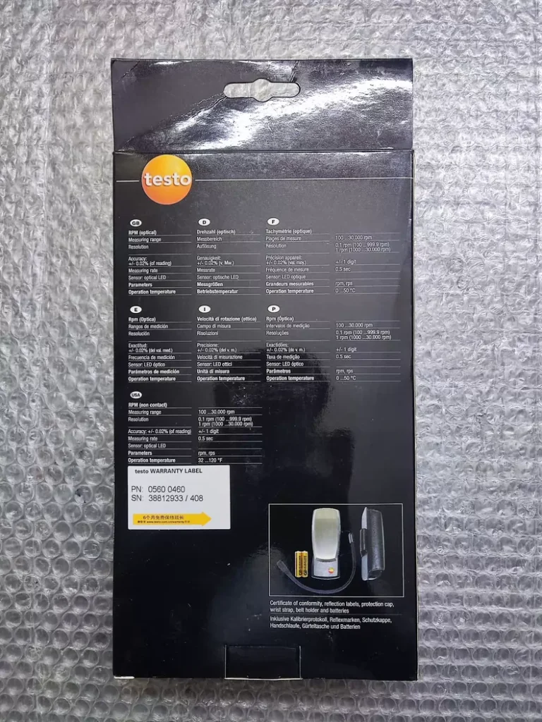 TESTO TESTO460 Tachometer thumbnail