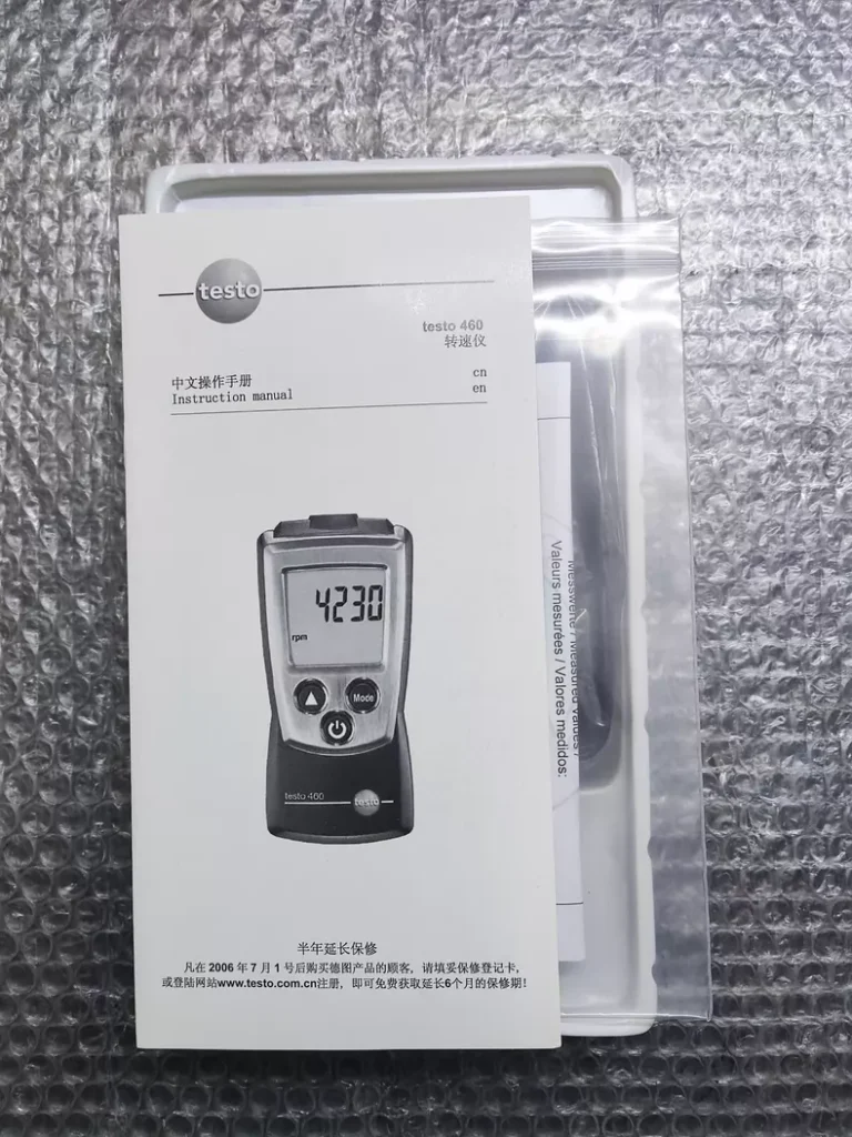 TESTO TESTO460 Tachometer thumbnail