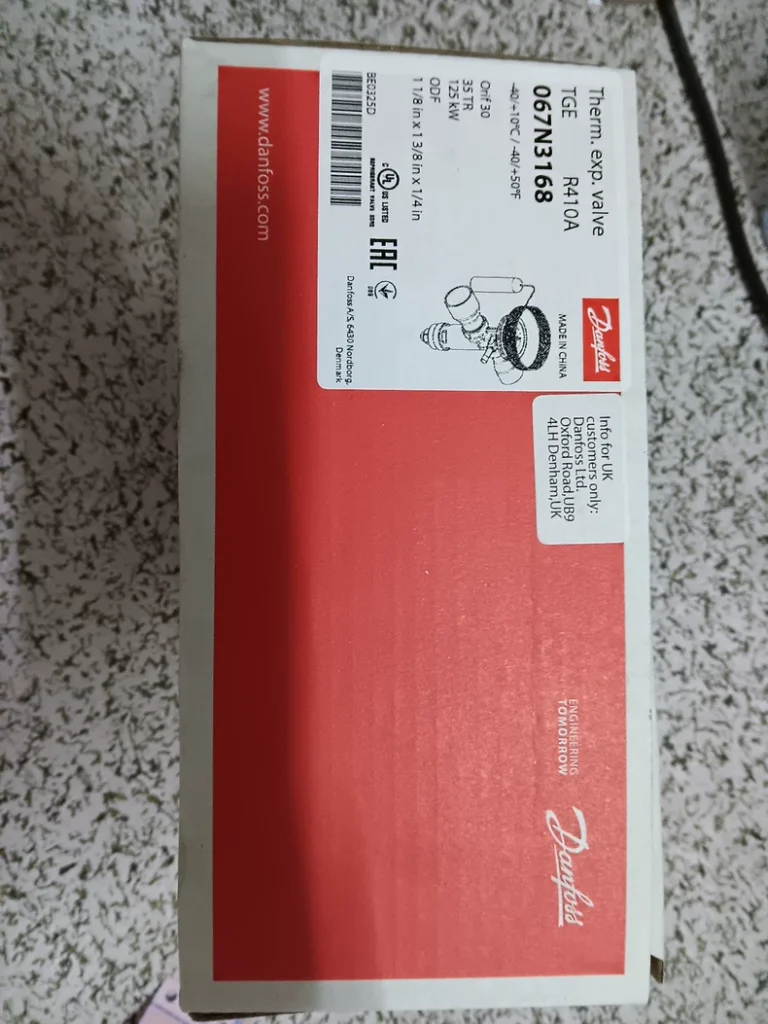 Danfoss Thermostatic Expansion Valve TGE 067N3168