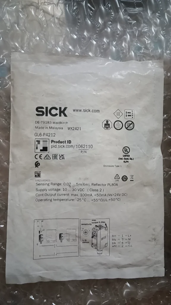 SICK GL6-P4212 Photoelectric Sensor