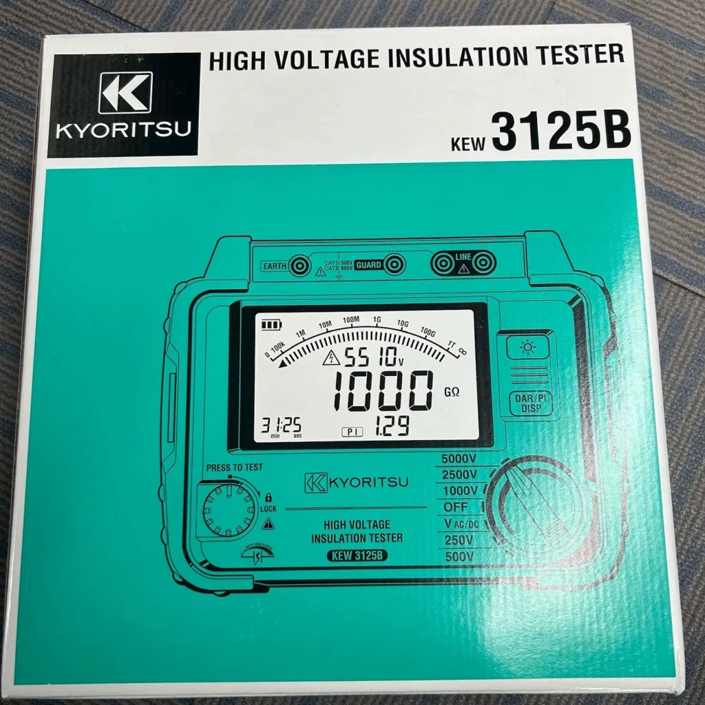 KYORITSU 3125B High-Voltage Insulation Tester thumbnail