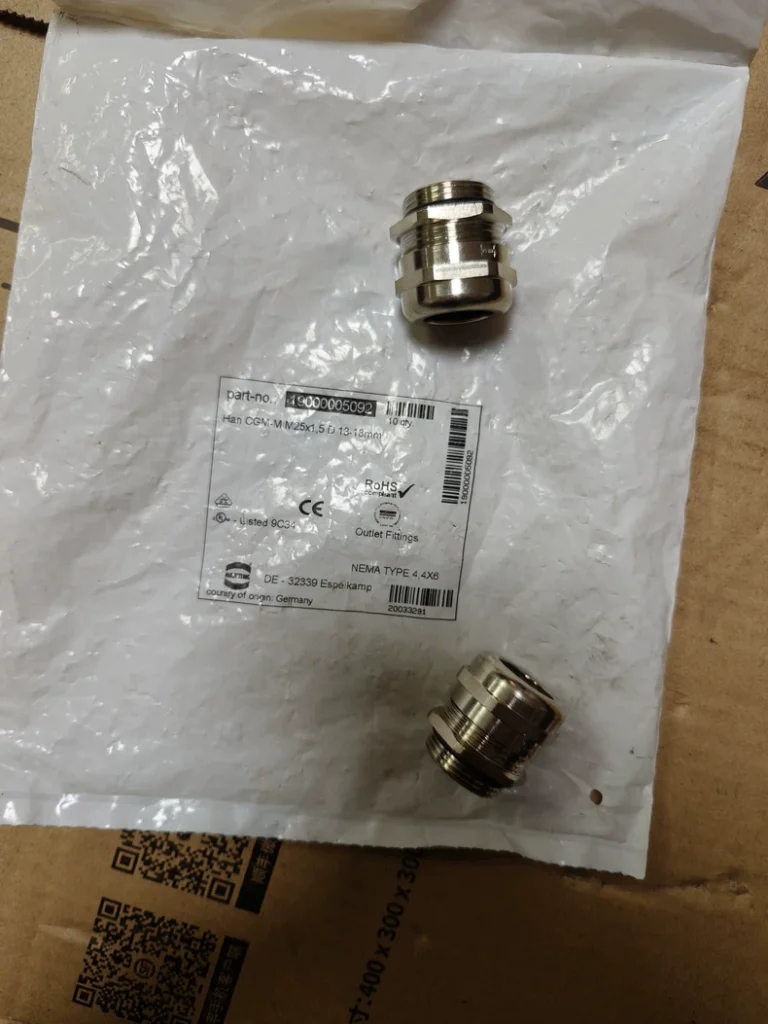 HARTING Metal Cable Gland 19000005092 / M25