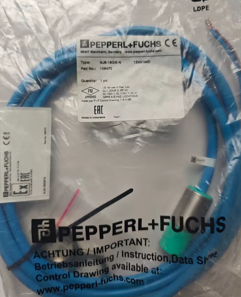 Pepperl+Fuchs Proximity Sensor NJ5-18GK-N thumbnail