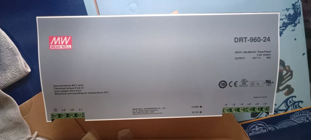 MEAN WELL DRT-960-24 Switching Power Supply thumbnail