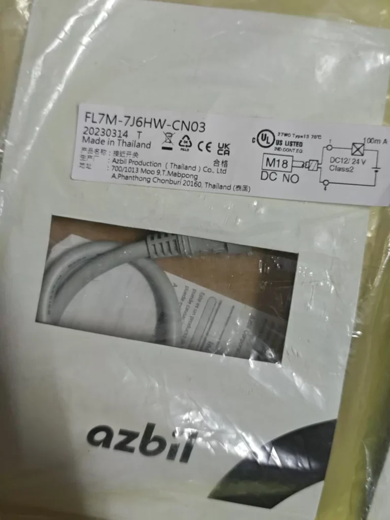 Azbil FL7M-7J6HW-CN03 Proximity Sensor thumbnail