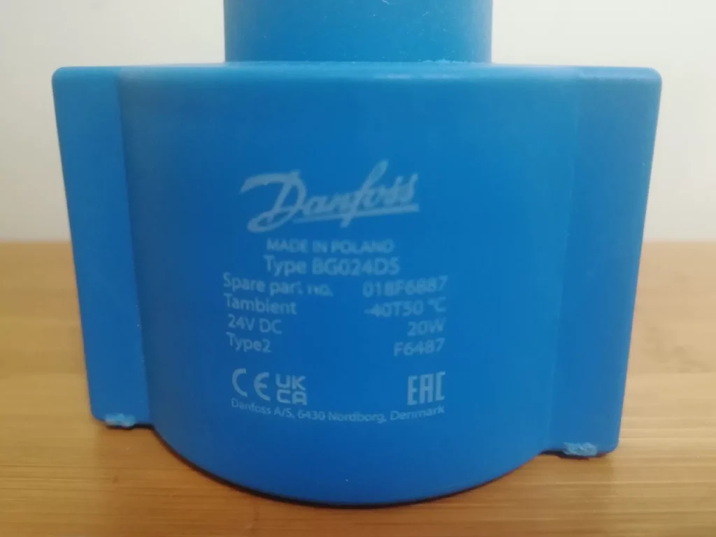 Danfoss F6487 Solenoid Coil