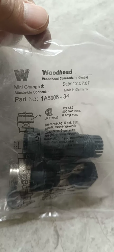 Woodhead 8A5006-34 Connector