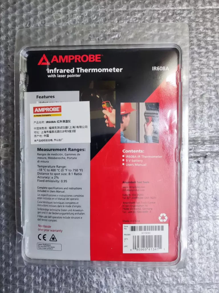 FLUKE IR608A Infrared Thermometer thumbnail