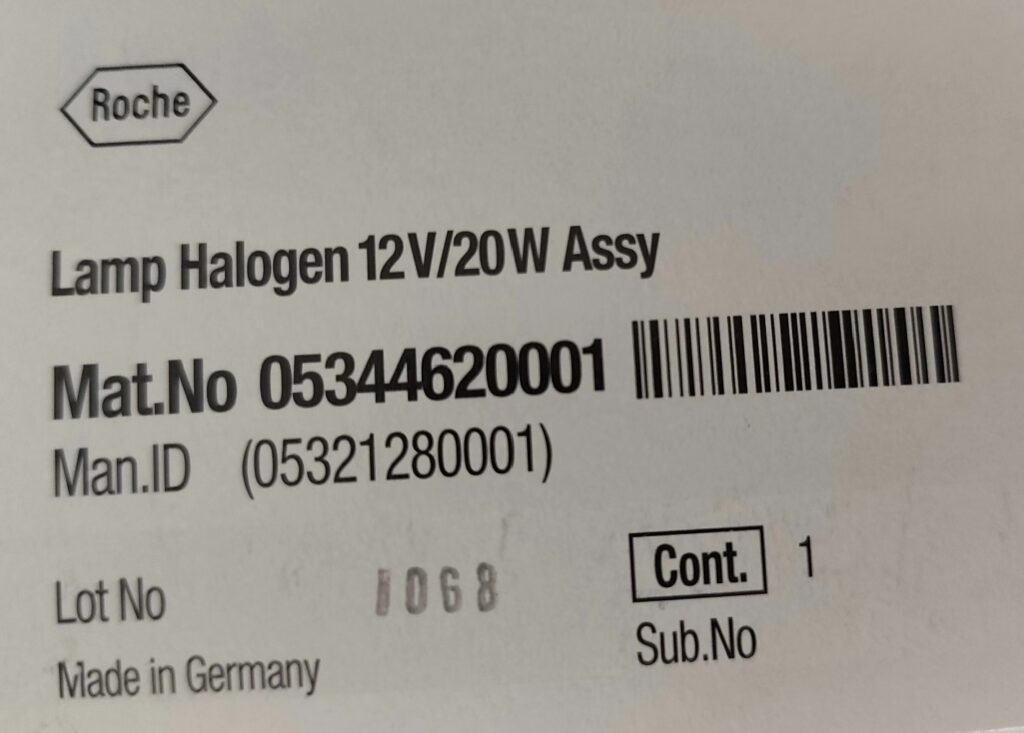 Roche 05344620001 Lamp