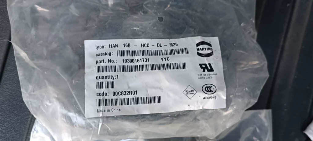 HARTING HAN-16B-HTE-2L-M25 Connector