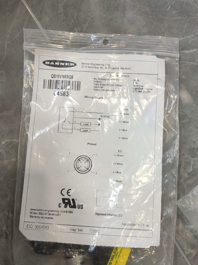 BANNER QS18VP6RQ5 / 64583 Photoelectric Sensor thumbnail