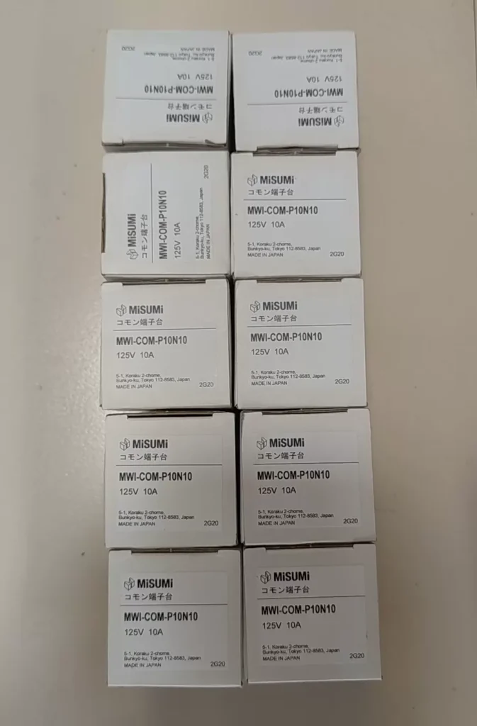 MISUMI MWI-COM-P10N10 Terminal Block thumbnail