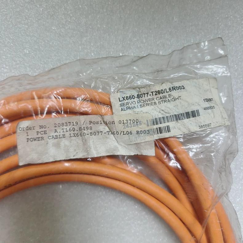 FANUC Robot Power Cable LX660-8077-T260/L6R003 thumbnail