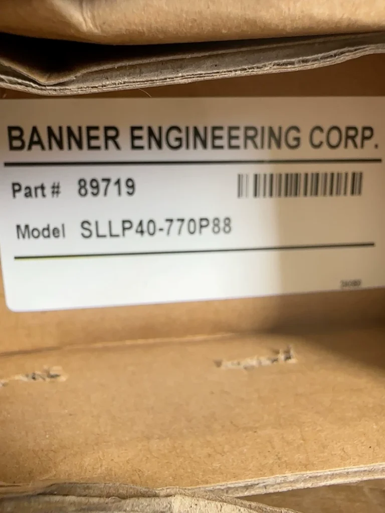 Banner Engineering SLLP40-770P88 Safety Light Curtain