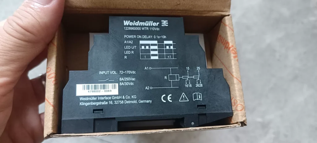 Weidmuller WTR 110VDC Relay