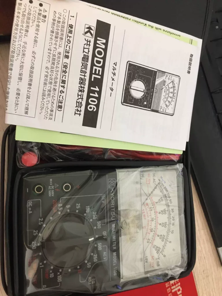 KYORITSU MODEL1106 Analog Multimeter