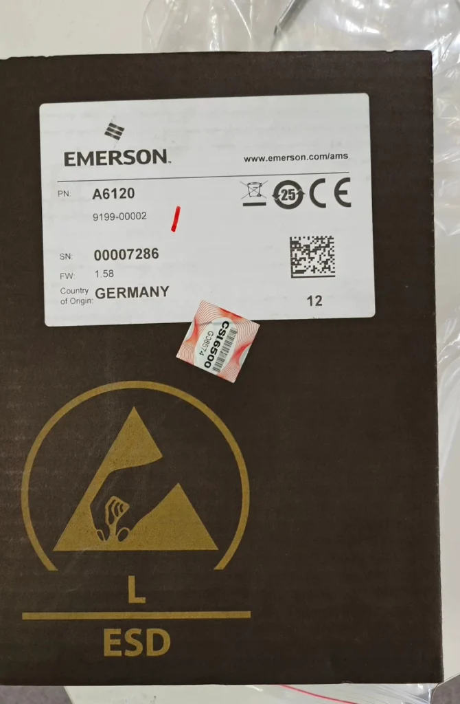 Emerson A6120 Vibration Sensor thumbnail