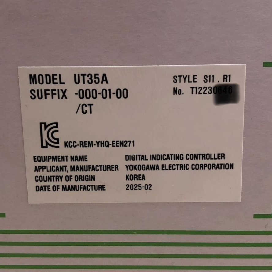 Yokogawa UT35A-000-01-00/CT Controller thumbnail