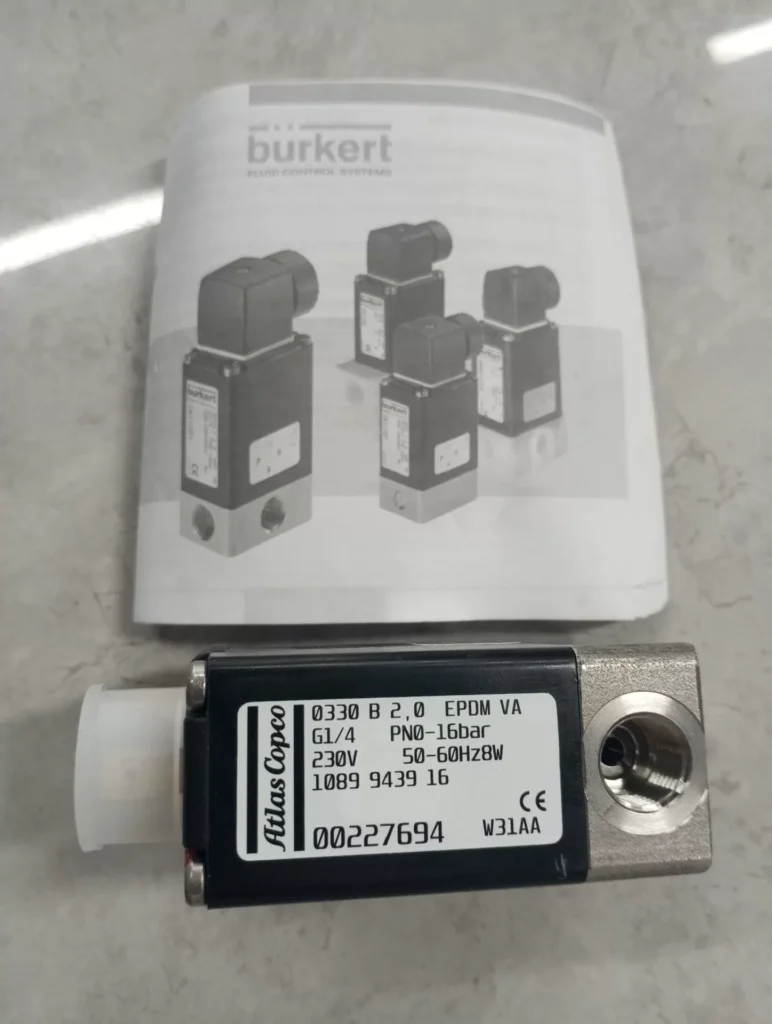 Atlas Copco 1089943916 Solenoid Valve