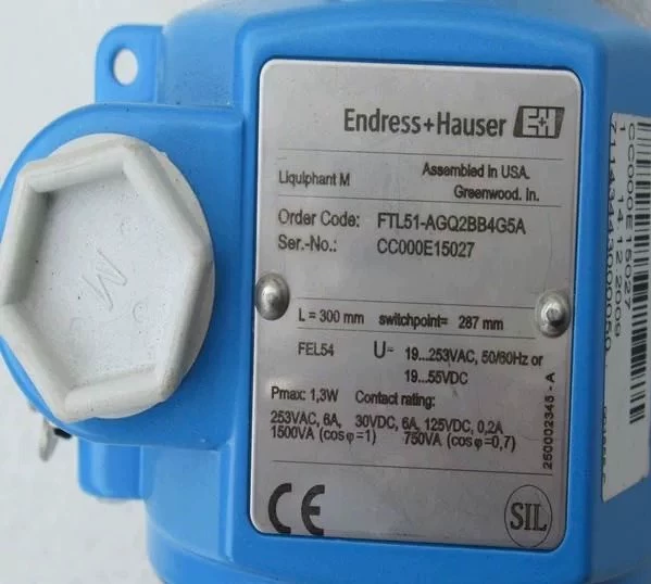 Endress+Hauser FTL51-AGQ2BB4G5A Tuning Fork Level Switch