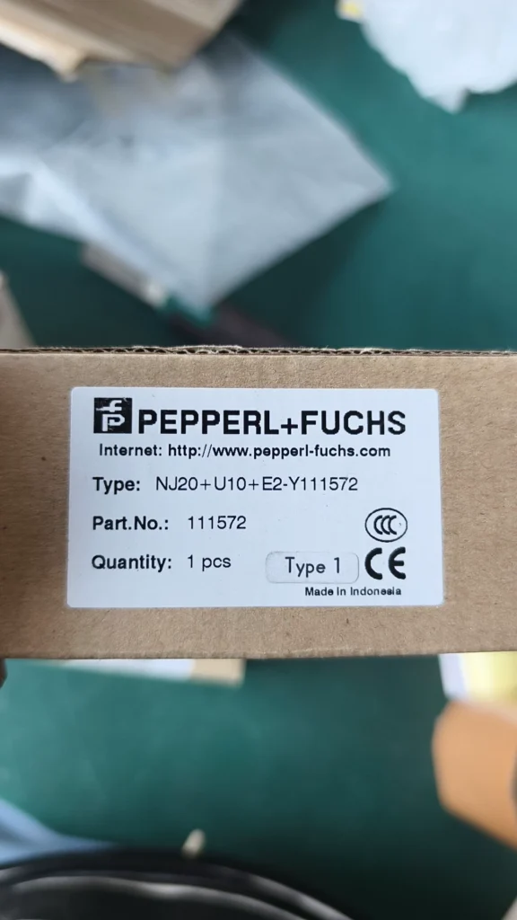 Pepperl+Fuchs NJ20+U10+E2-Y111572 Sensor