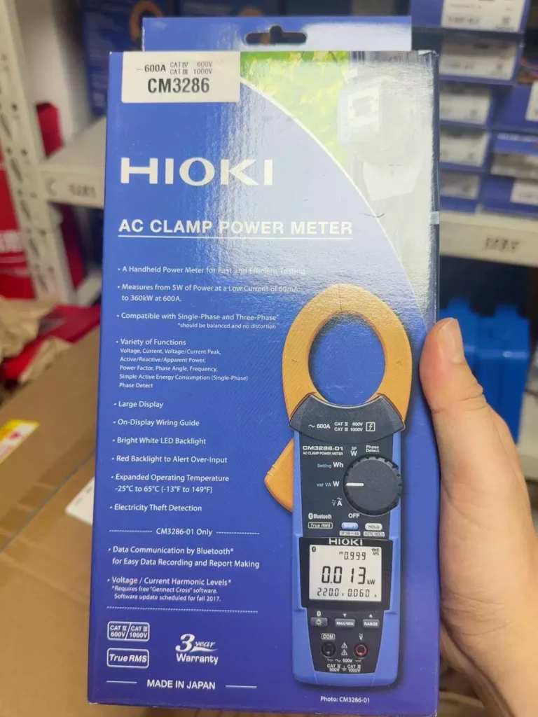 HIOKI CM3286-01 AC Clamp Power Meter thumbnail