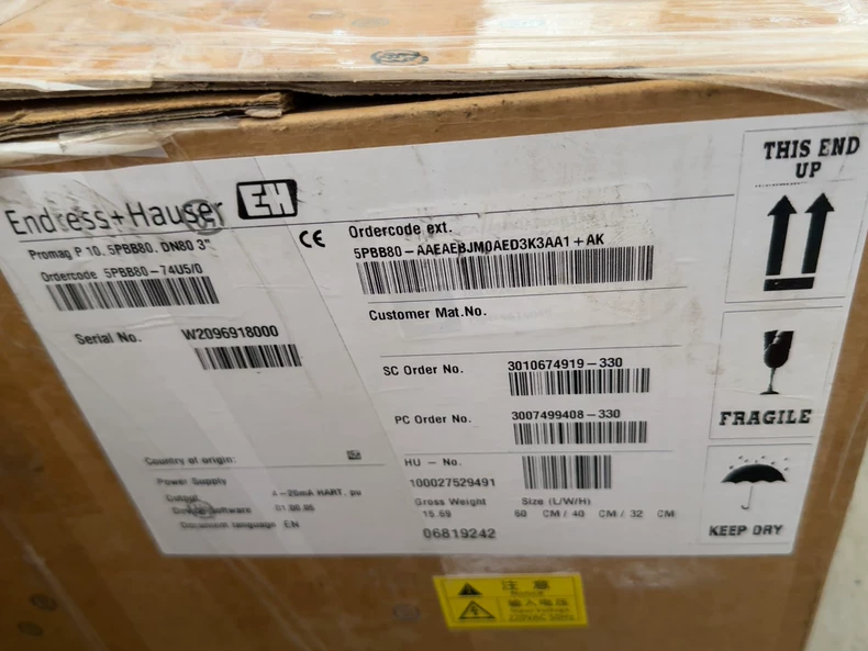 Endress+Hauser 5PBB80-74U5/0 Flow Meter