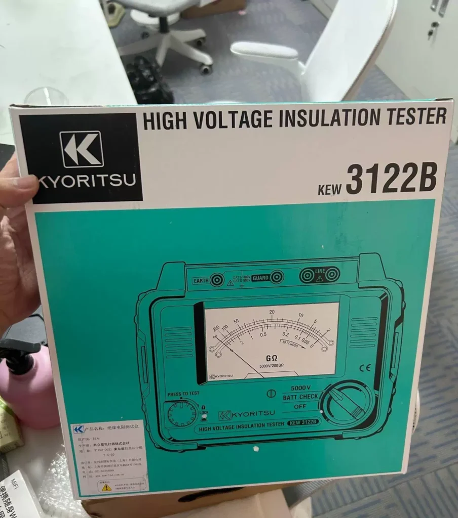 KYORITSU 3122B High-Voltage Insulation Tester thumbnail