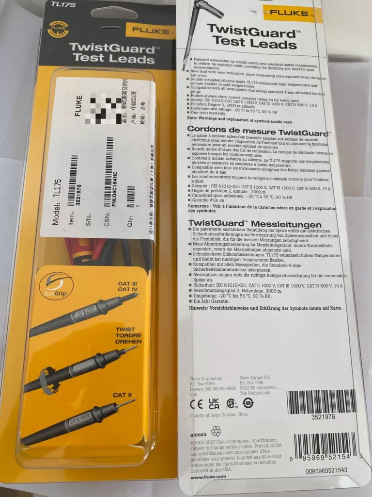 Fluke TL175 Test Leads