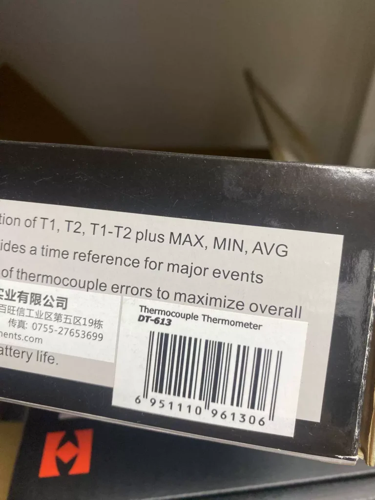 CEM DT-613 Dual-Input Thermocouple Thermometer thumbnail