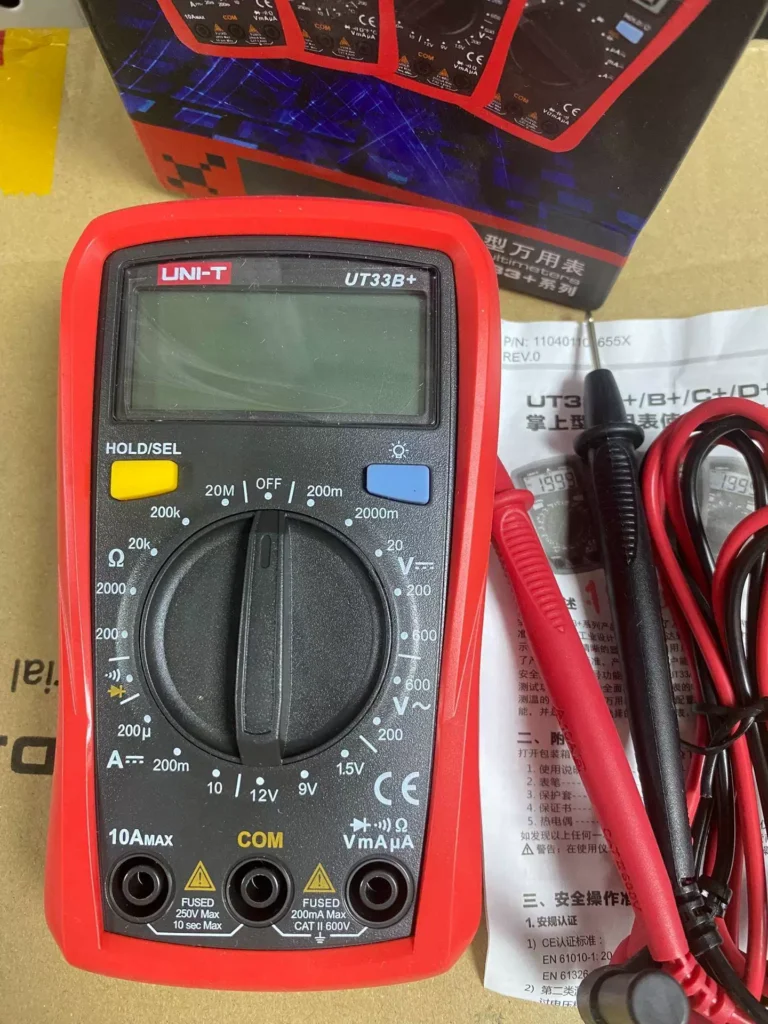 UNI-T UT33B+ Digital Multimeter thumbnail