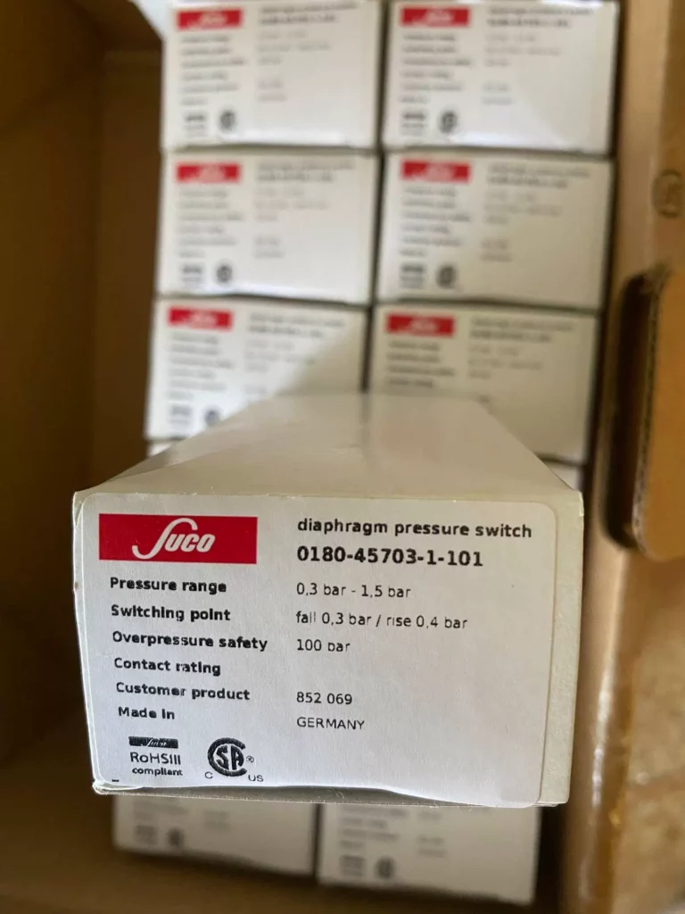 SUCO 0180-45703-1-101 Pressure Switch